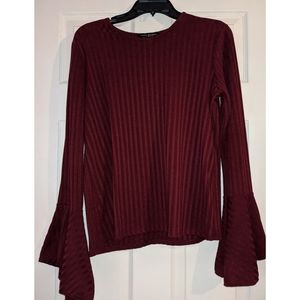 Burgundy ladies blouse